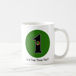 Taza De Café Personaliza este Lucky Golfer Hole en un solo dise