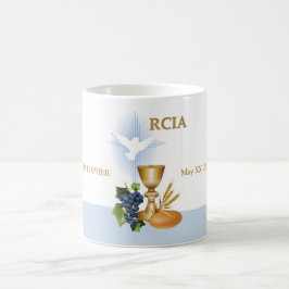 Taza De Café Personaliza, Felicitaciones RCIA Sacramento Católi