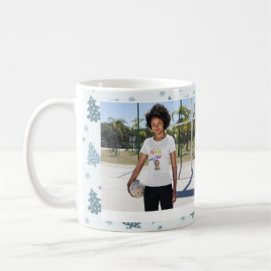 Taza De Café personaliza feliz navidad Perro Feliz y Libre