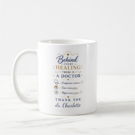 Taza De Café Personaliza Gracias Doctor Médico