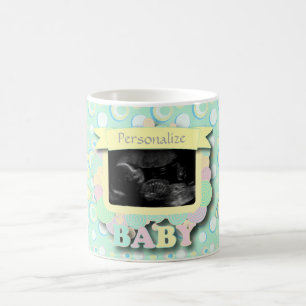 Taza De Café Personaliza Sonograma Baby Keepsake