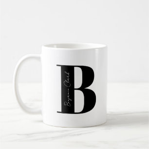 Taza De Café Personaliza tu nombre Comenzar con B