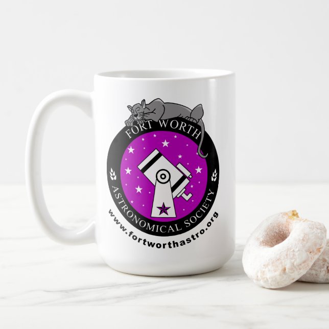 Taza De Café Personalizable 15oz Estilo básico FWAS Café Mug (Con donut)