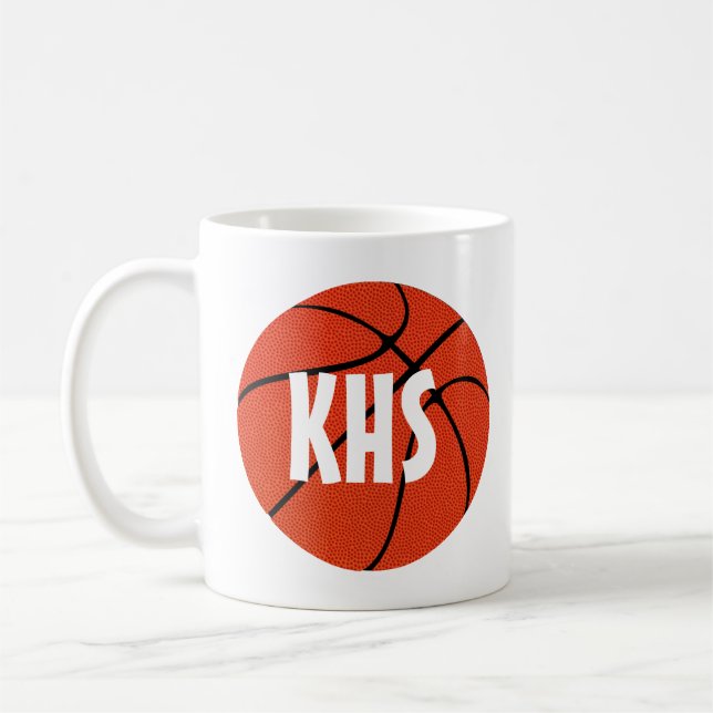 Taza De Café Personalizable Básquetbol Coffee Mug (Izquierda)