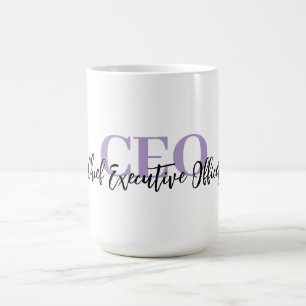 Taza de café personalizable “CEO” — Regalo persona