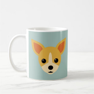 Taza De Café Personalizable Chihuahua fango