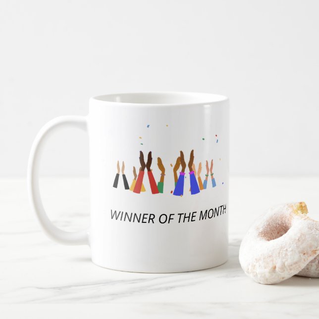 Taza De Café Personalizable Coffee Mug (Con donut)