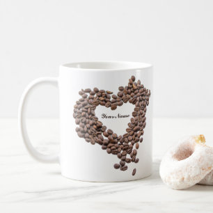 Taza De Café Personalizable Coffeeholsoring mug café frijoles a