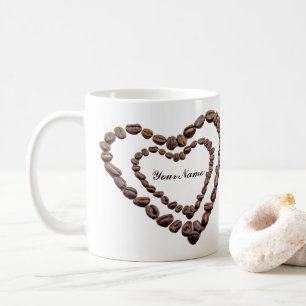 Taza De Café Personalizable Coffeeholsoring mug café frijoles a