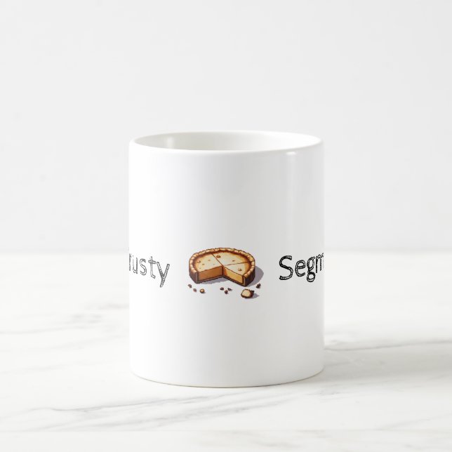 Taza De Café Personalizable Crusty Segments Mug (Centro)