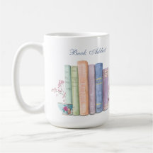 Personalizable de abdicación de libros Gran Mug