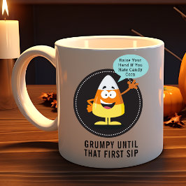 Taza De Café Personalizable de personajes de maíz dulce Hallowe