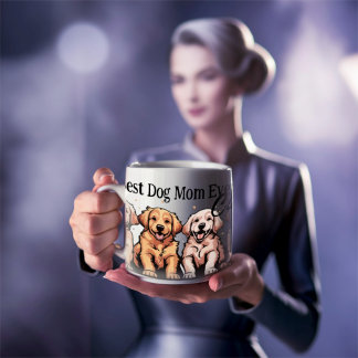 Taza De Café personalizable de regalo "Mejor Perro Mamá/Papá Nu