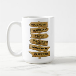 Taza De Café Personalizable de señalización de estilo "MASH" ve