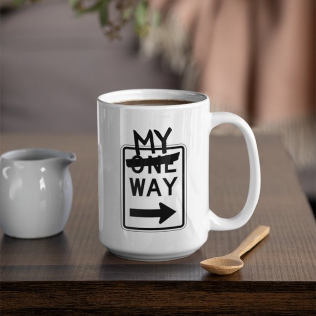 Taza De Café Personalizable De Una Manera Mi Camino (Subido por el creador)