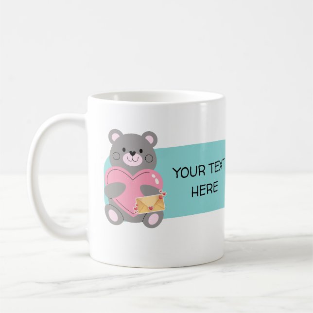 TAZA DE CAFÉ PERSONALIZABLE DEL OSO (Izquierda)