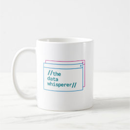 Taza De Café personalizable del susurrador de datos