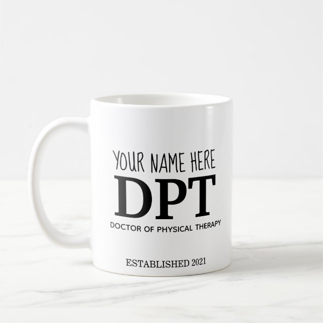Taza De Café Personalizable DPT Mug (Izquierda)