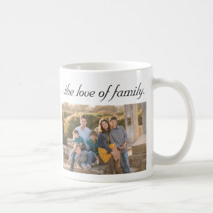Taza De Café Personalizable "El amor por la familia"