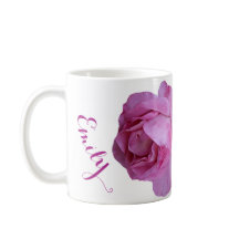 Personalizable Emily nombre bonito rosa floral