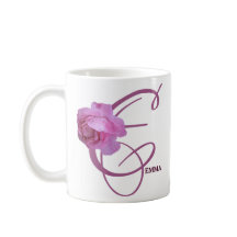 Personalizable Emma nombre bonito rosa rosa floral