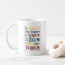 Taza De Café PERSONALIZABLE En Principio Erat Verbum