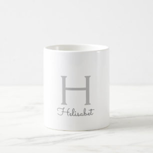 Taza De Café Personalizable - Familia monograma de nombres -