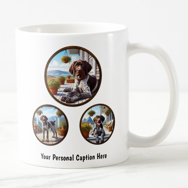 Taza De Café Personalizable German Shorthal Pointer Puppy (Subido por el creador)