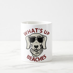 Taza De Café Personalizable gracioso ¿Qué pasa con el café M
