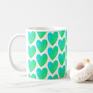 Taza De Café Personalizable Gracioso Sin Candy Heart Coffee Mug