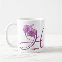 Personalizable Hannah nombre bonito giratoria rosa