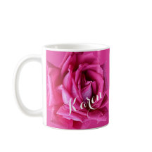 Personalizable Karen nombre bonito caliente rosa r