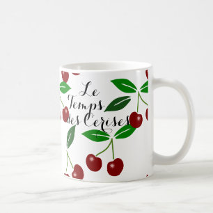 Taza De Café Personalizable Le Temps des Cerises Frescos