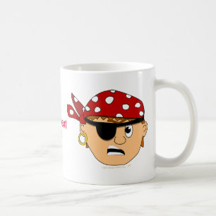 Taza De Café Personalizable lindo Scowling de la materia del