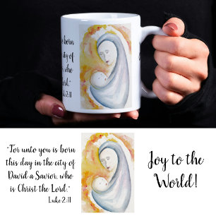 Taza De Café Personalizable Madonna y presupuesto Inspirador in