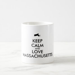 Taza De Café Personalizable MANTENER LA CALMA Y AMAR A LAS MASS