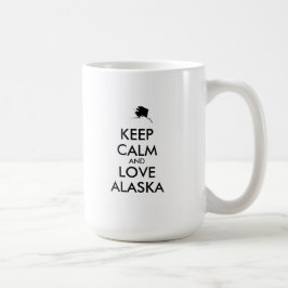 Taza De Café Personalizable MANTENGA LA CALMA Y AME A ALASKA
