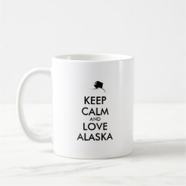 Taza De Café Personalizable MANTENGA LA CALMA Y AME A ALASKA