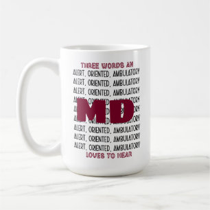 Taza De Café Personalizable MD - Se puede cambiar a LPN, CNA, R