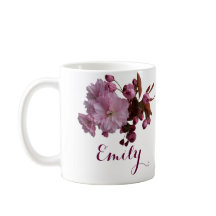 Personalizable Miriam nombre flores rosadas boho