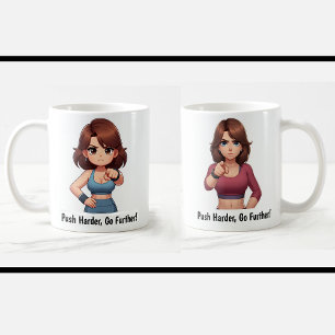 Taza De Café Personalizable Motivational Fitness Coffee Mug
