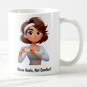 Taza De Café Personalizable Motivational Fitness Coffee Mug
