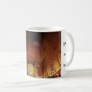 Taza De Café Personalizable mural de la pared de una colina pal