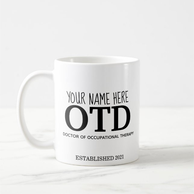 Taza De Café Personalizable OTD Mug (Izquierda)