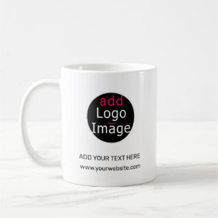 Taza De Café Personalizable profesional moderno blanco