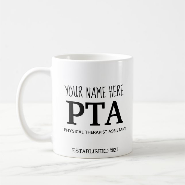 Taza De Café Personalizable PTA Mug (Izquierda)