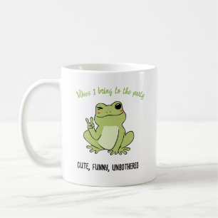 Taza De Café Personalizable Retro Chill Frog Personalidad Vibe 
