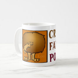 Taza De Café Personalizable Rótulo Zodiaco Personalidad Leo Mug