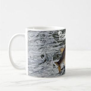 Taza De Café Personalizable Saltando Pesca