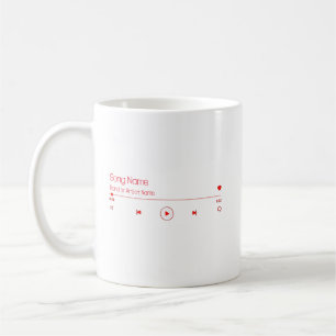 Taza De Café Personalizable tu música favorita